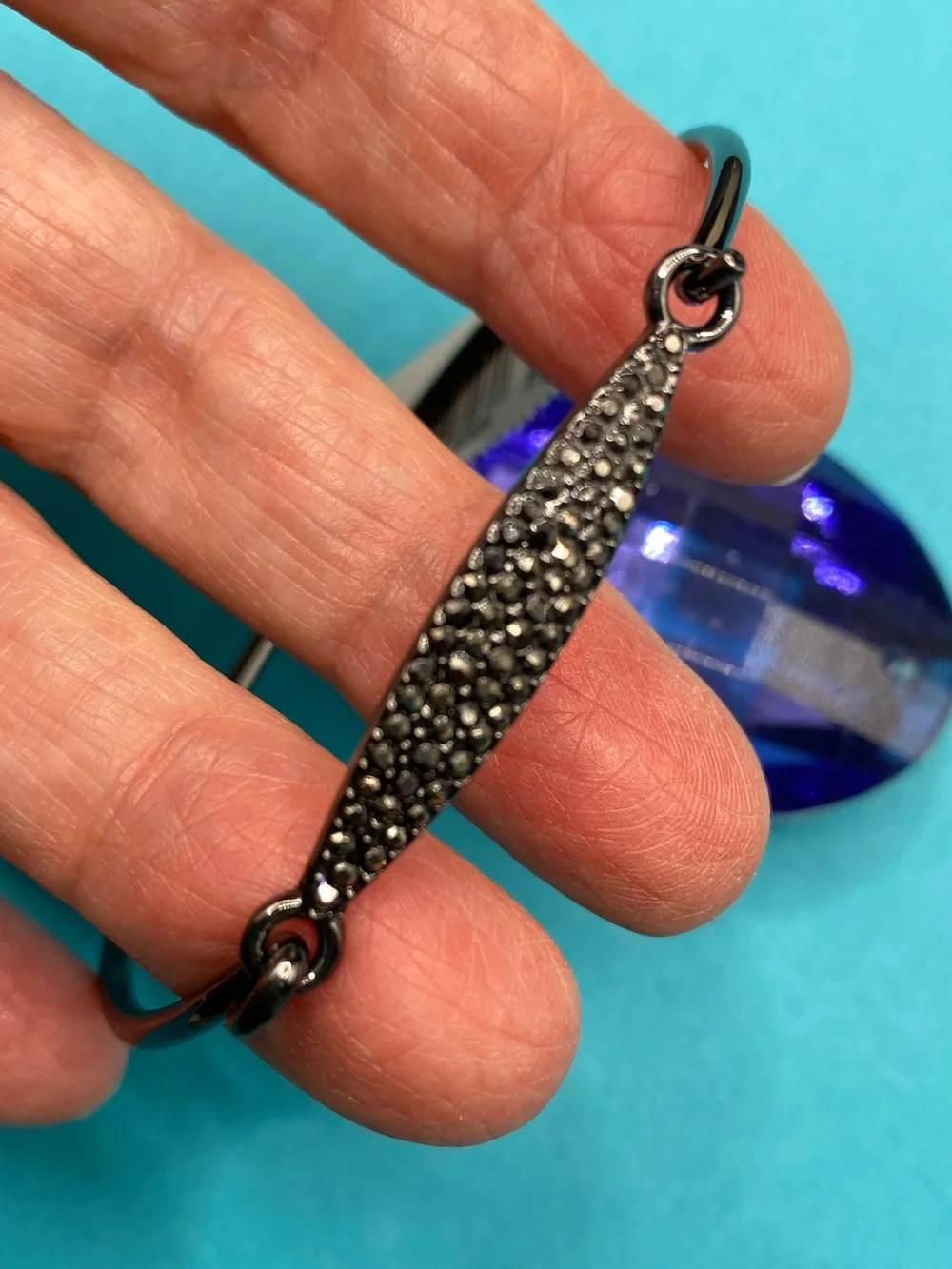 THE LIMITED Bracelet Gunmetal Wire NWT